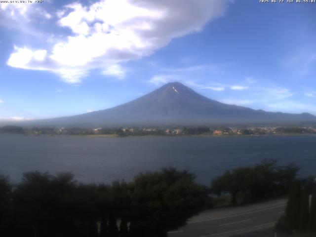 河口湖からの富士山