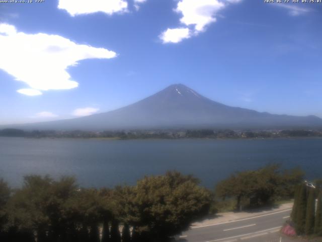 河口湖からの富士山