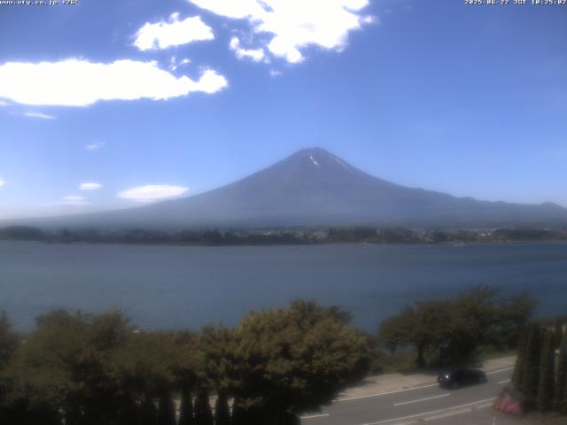 河口湖からの富士山