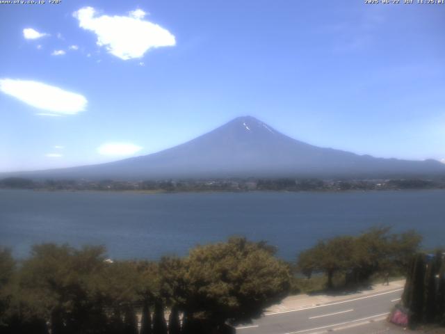 河口湖からの富士山