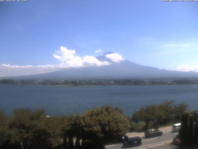 河口湖からの富士山