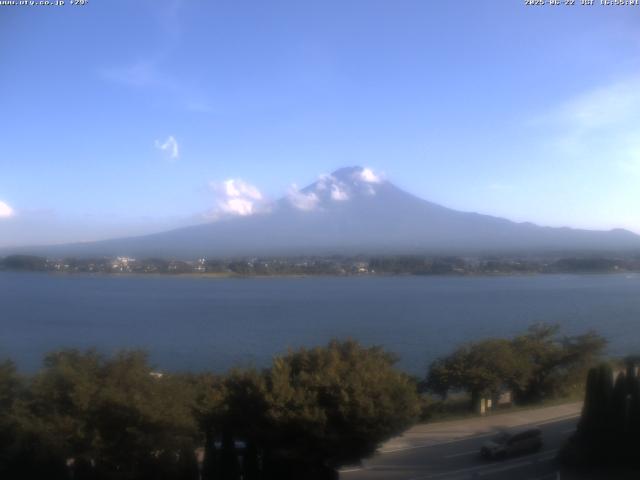 河口湖からの富士山