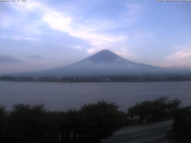 河口湖からの富士山
