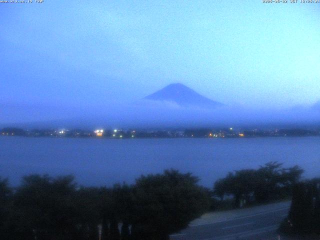 河口湖からの富士山
