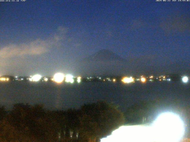 河口湖からの富士山