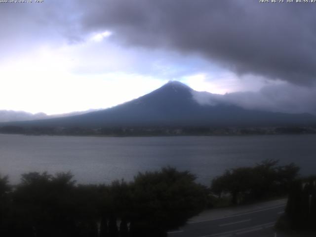 河口湖からの富士山