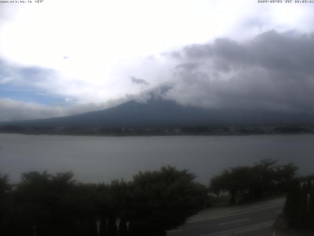 河口湖からの富士山