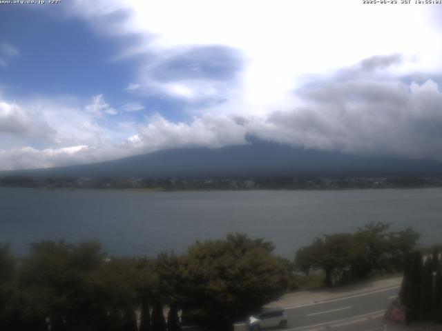 河口湖からの富士山