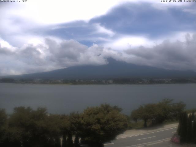 河口湖からの富士山