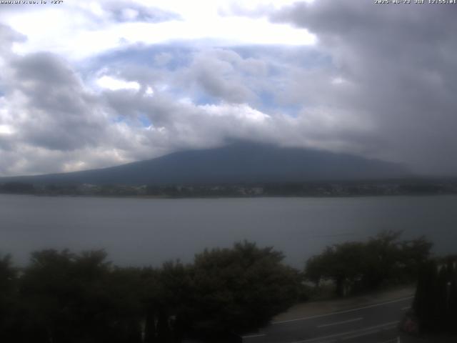 河口湖からの富士山