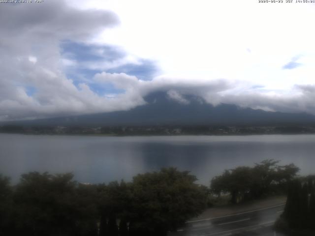 河口湖からの富士山