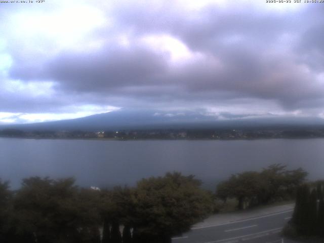 河口湖からの富士山