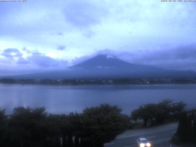 河口湖からの富士山