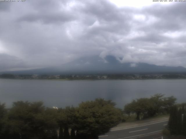 河口湖からの富士山
