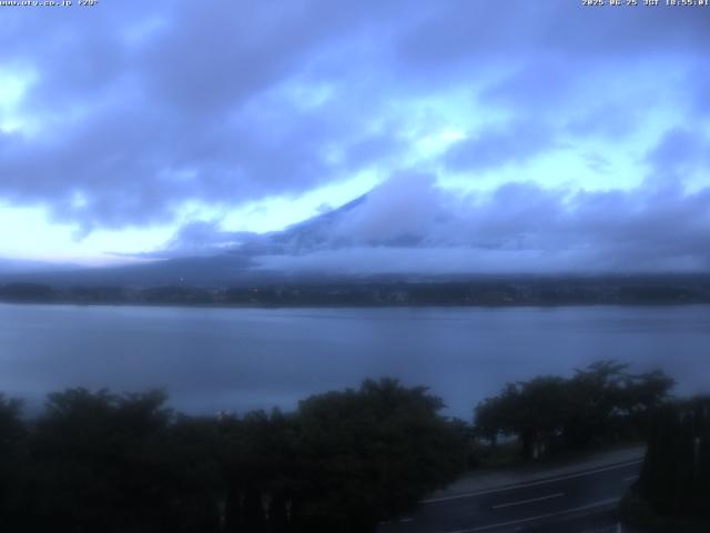 河口湖からの富士山