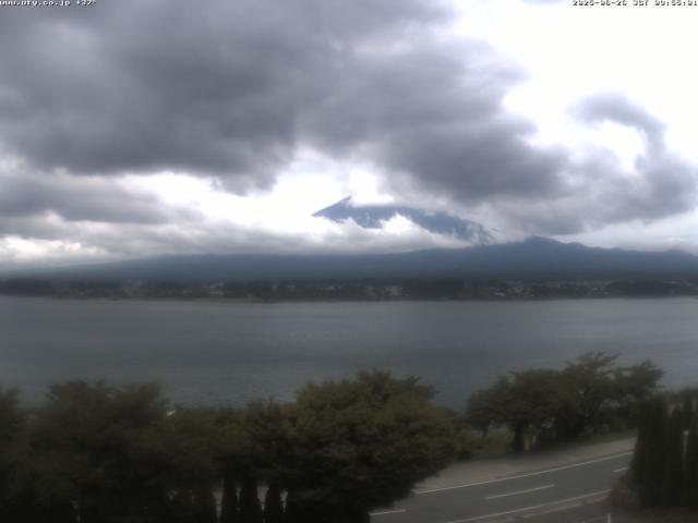 河口湖からの富士山
