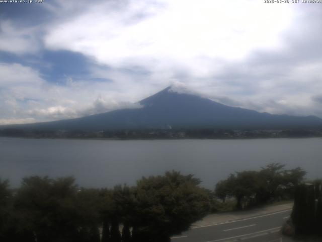 河口湖からの富士山