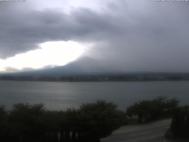 河口湖からの富士山