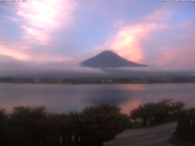 河口湖からの富士山