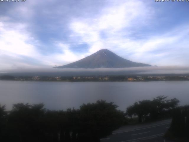 河口湖からの富士山