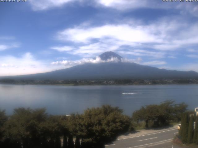 河口湖からの富士山
