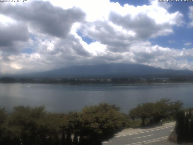 河口湖からの富士山