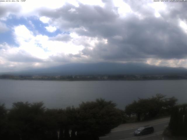河口湖からの富士山