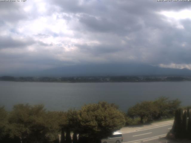 河口湖からの富士山