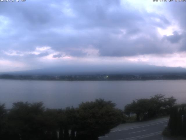 河口湖からの富士山
