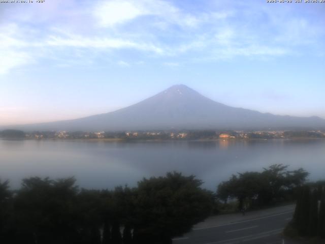 河口湖からの富士山