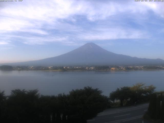 河口湖からの富士山