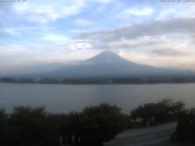 河口湖からの富士山