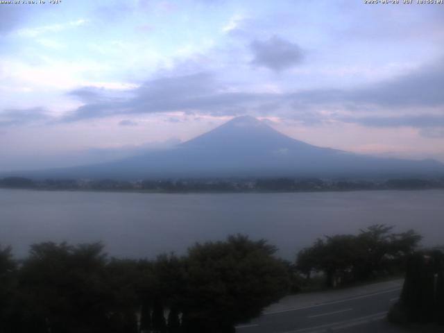 河口湖からの富士山