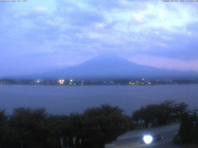 河口湖からの富士山