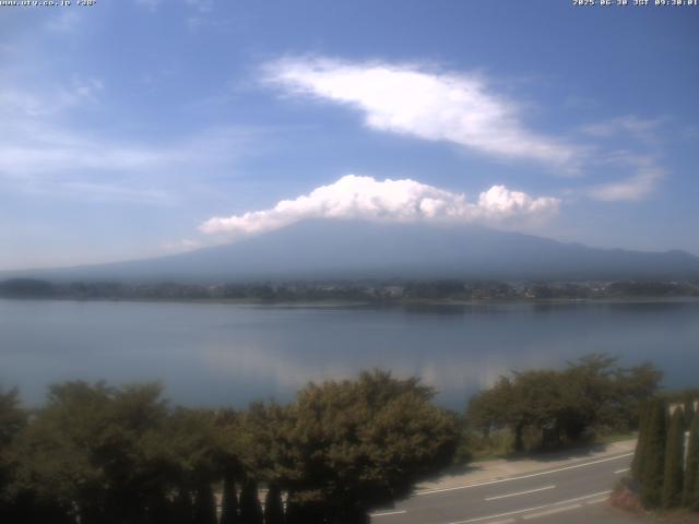 河口湖からの富士山