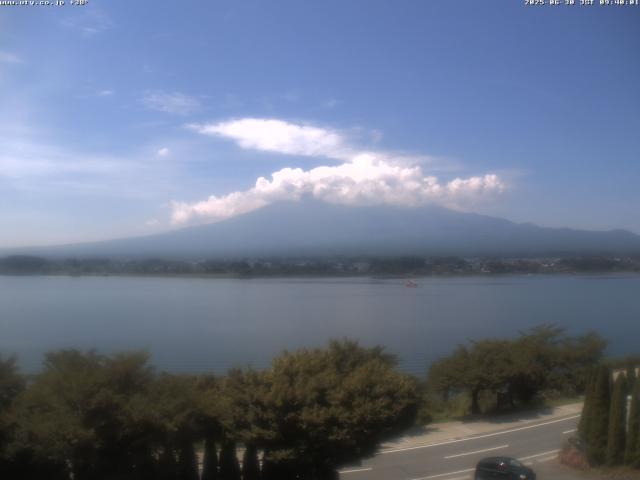 河口湖からの富士山