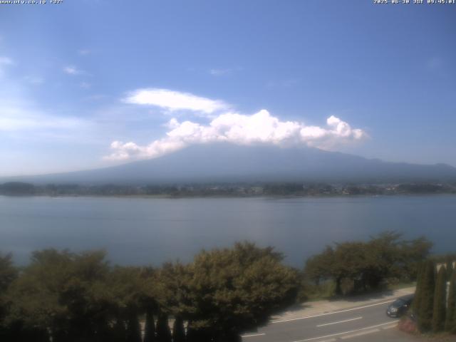河口湖からの富士山