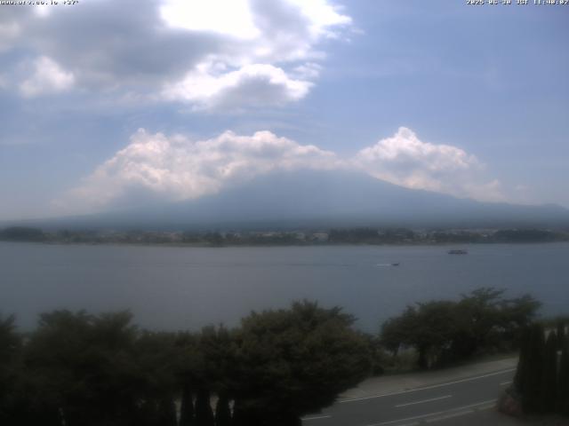 河口湖からの富士山