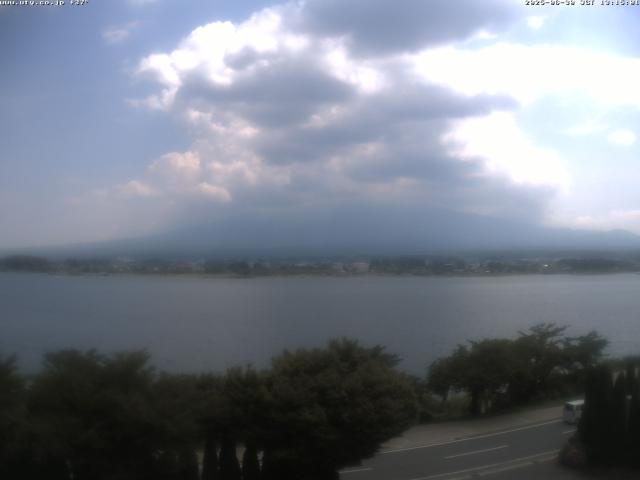 河口湖からの富士山
