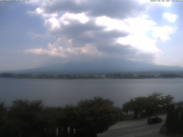 河口湖からの富士山