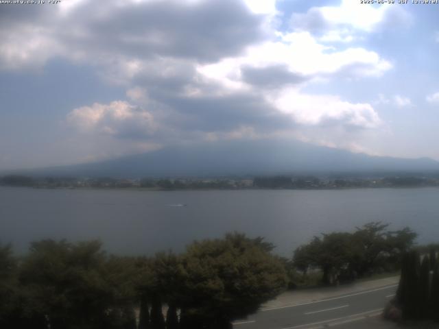 河口湖からの富士山