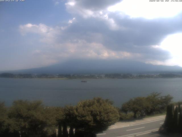 河口湖からの富士山