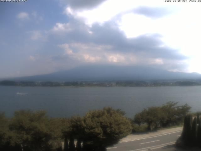 河口湖からの富士山