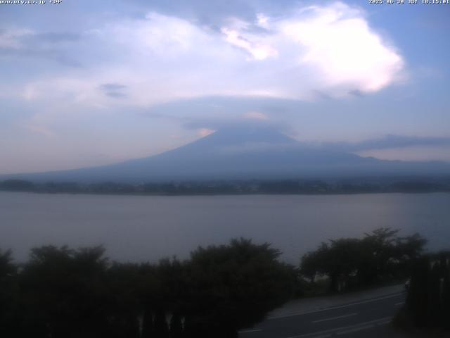 河口湖からの富士山