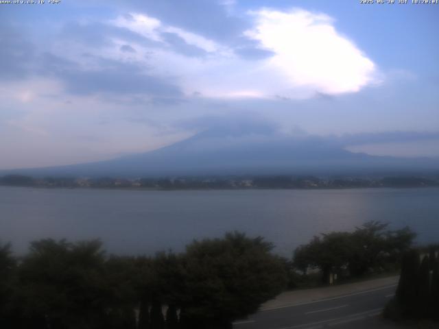 河口湖からの富士山