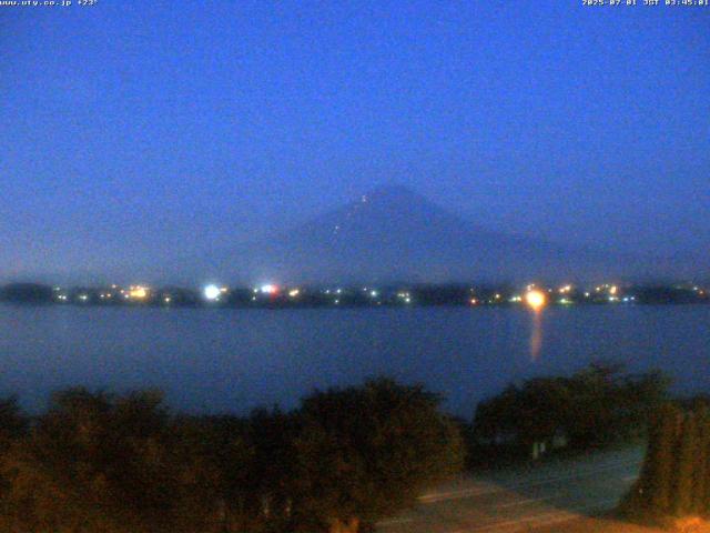 河口湖からの富士山