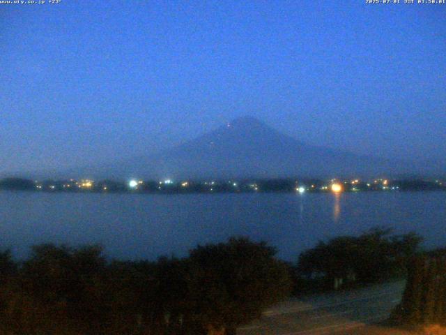 河口湖からの富士山