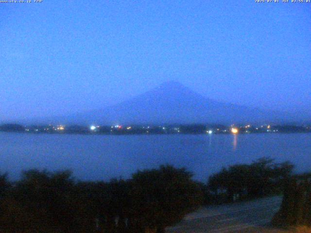 河口湖からの富士山