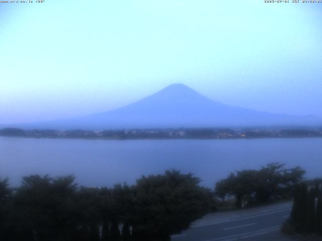 河口湖からの富士山