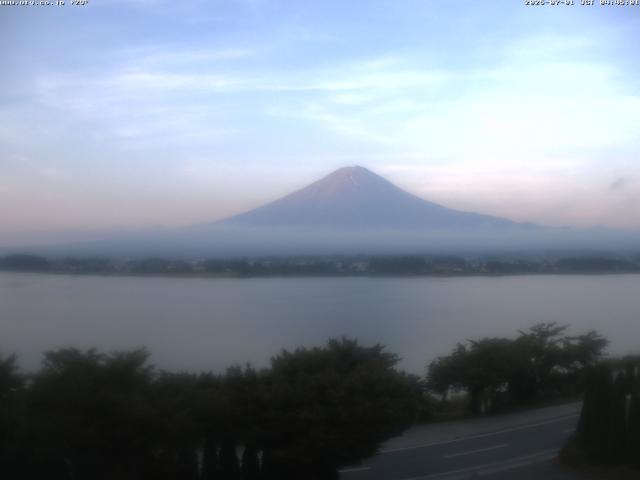 河口湖からの富士山